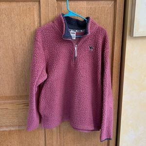 PINK Sherpa Pull Over